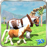Pony Horse Simulator Kids 3D icon