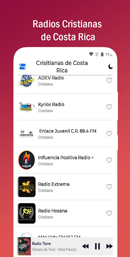 Radios Cristiana de Costa Rica Screen 2