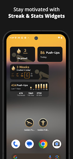 GOLDEN Pull-Ups Pullup Tracker screenshot 6