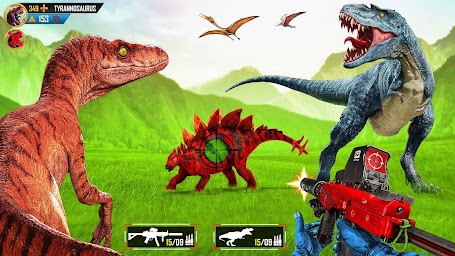 Wild Dino Hunting Gun Games