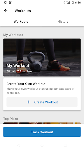 SC Egling Fitness App Screen 2