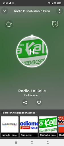La Inolvidable Fm Radio, Music Screen 2