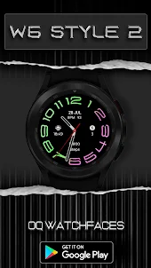 W6 Gradient Style For Wear OS