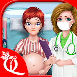 Pregnant Mommy Emergency Care icon
