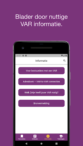 Zetje VAR op de kaart Screen 2