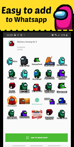 imposter squid WAStickerApps