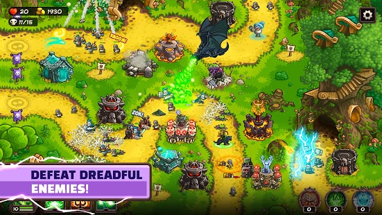 Екранна снимка на играта Kingdom Rush Vengeance TD
