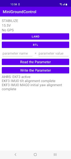 MiniGroundControl Screen 3