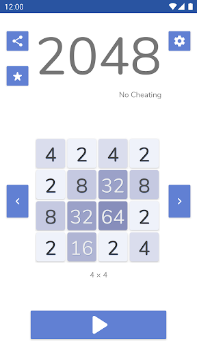 Forever 2048. Puzzle & Numbers Screen 2