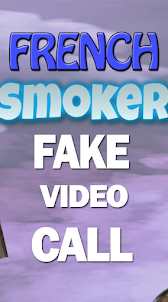 French Girl Smoking Video Call