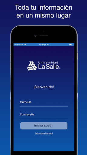 Android application La Salle Cancún screenshort