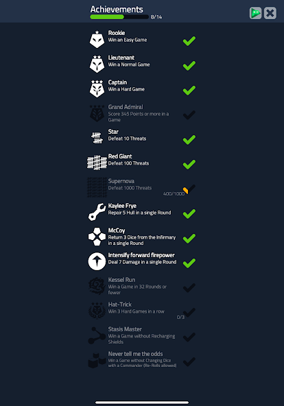 Deep Space D6 Screen Records 8