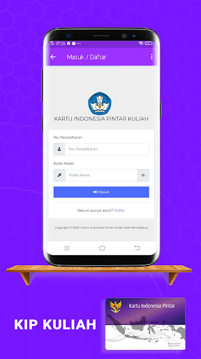 Aplikasi Kartu Indonesia Pintar Kuliah /KIP Kuliah Mobile Apps