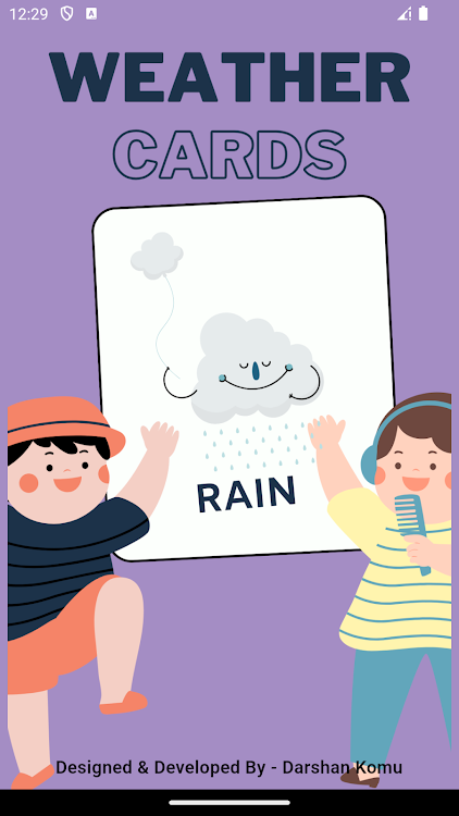 Weather Flashcards For Kids - 1.0.0 - (Android)