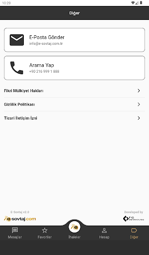 E-Sovtaj İhale Portalı