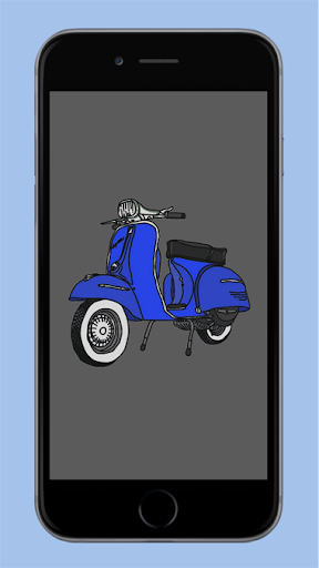 Scooter Wallpaper Art Screen 3