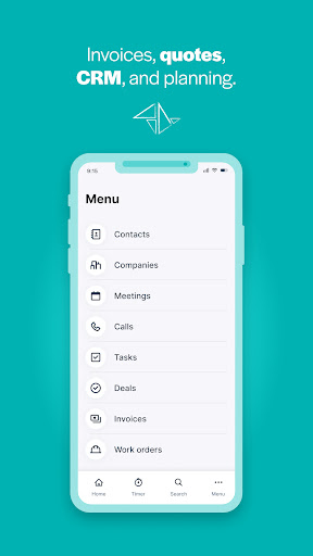 Android application Teamleader Focus screenshort