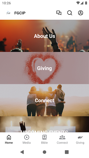 Android application Full Gospel Church IP screenshort