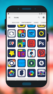 Puma - Zrzut ekranu z pakietem ikon