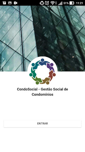 Android application CondoSocial - Integrando pesso screenshort