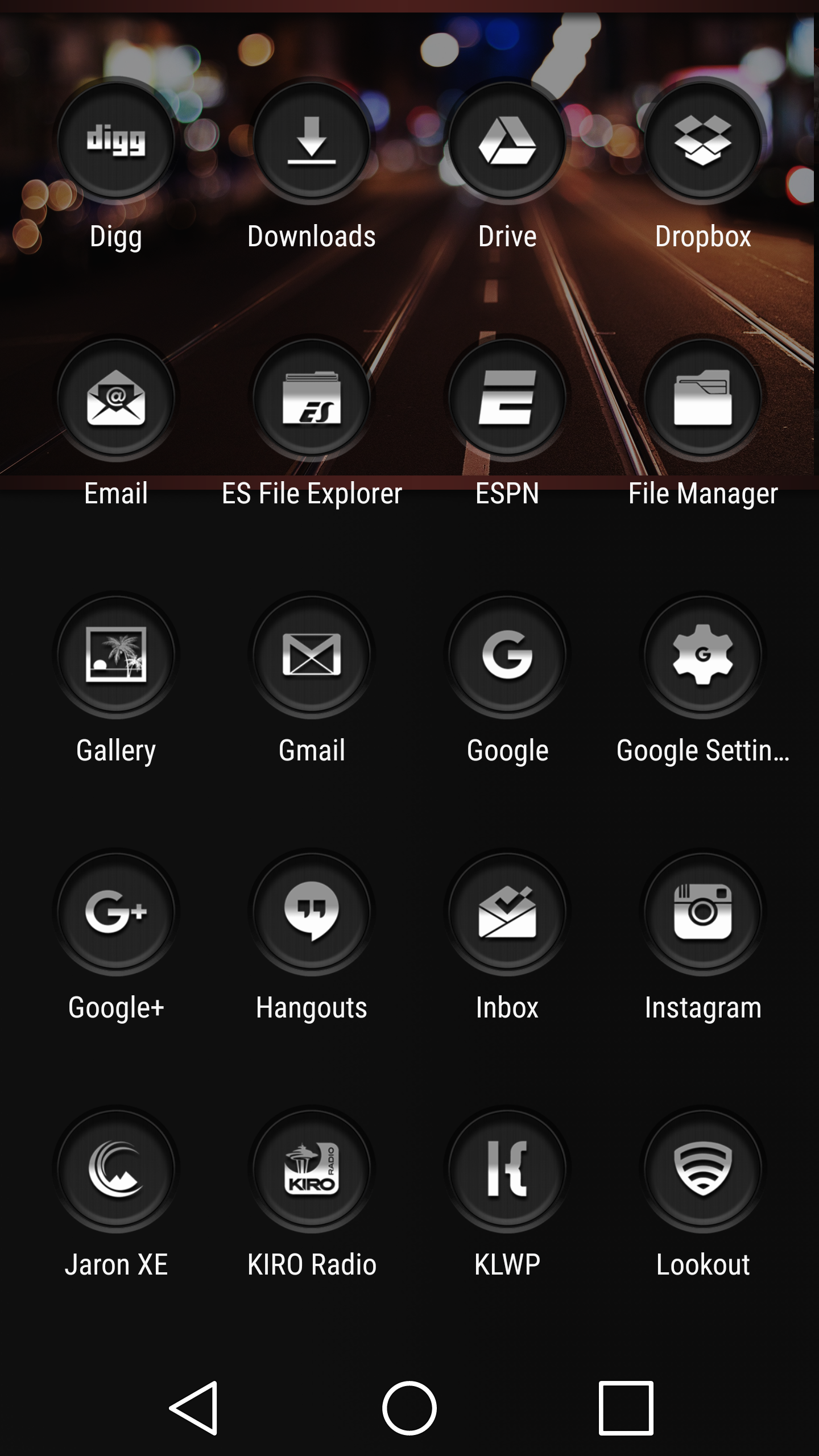Android application Jaron XE - Icon Pack screenshort