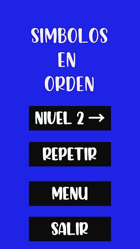 Símbolos En Orden Screen 3