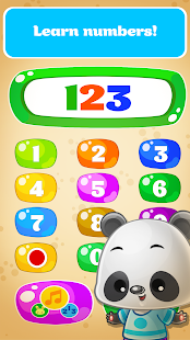 Babyphone game Numbers Animals Screenshot