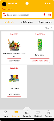 La Chiquita Rewards Screen 2