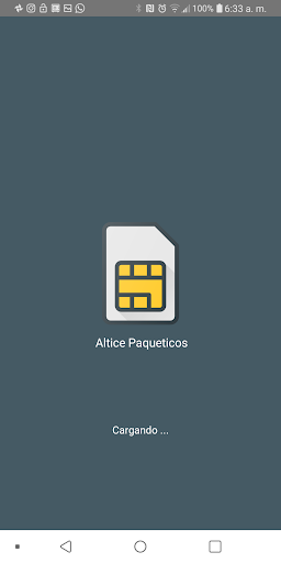 Android application Altice Paqueticos screenshort
