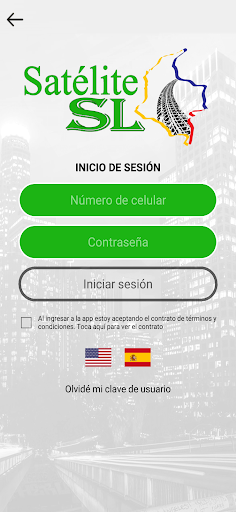 Android application Satélite SL screenshort