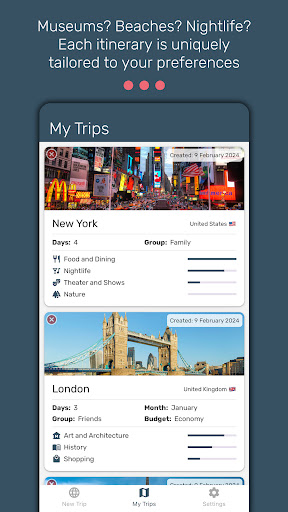 NewTrip Screen 3
