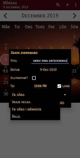 Sverige Kalender Helgdagar
