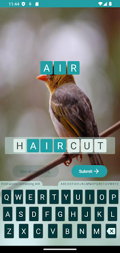 Android application WordInnit screenshort