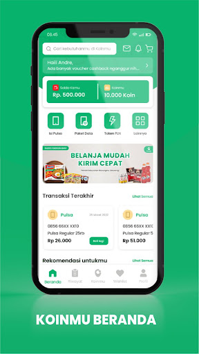 Android application Koinmu-Sales screenshort