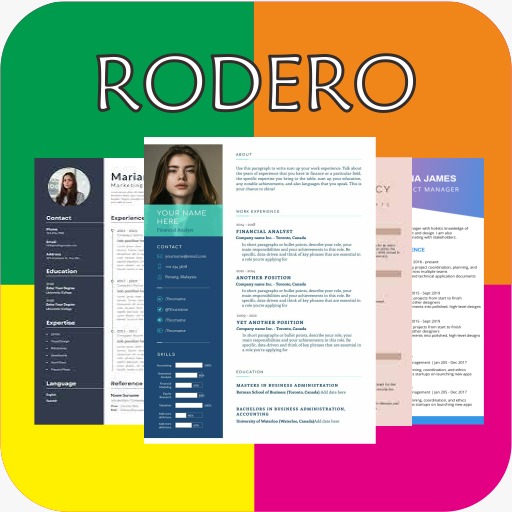 Resume CV Maker Rodero logo