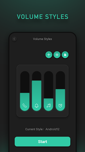 Android application Volume Styles screenshort