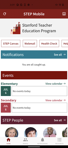 Android application STEP Mobile screenshort