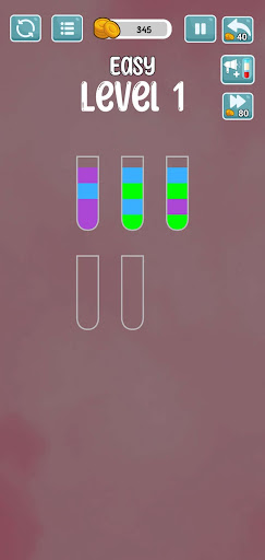 Liquid Water Sort Puzzle Game Screen 3