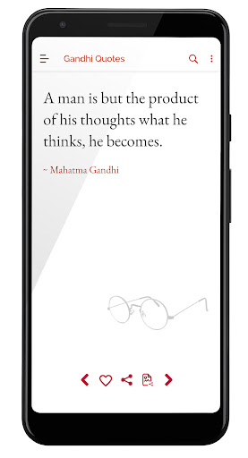 Gandhi Quotes - Daily Quotes Screen 2
