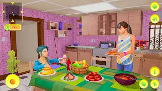 Single Mom Sim Virtual Mother - Screenshot 1