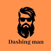 Dashing man : Hair, Beard, Moustache, Glass styles