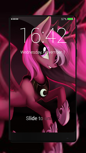 Android application Pony Sketch Keyboard Locker screenshort