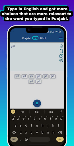 Punjabi - Hindi Translator Screen 3