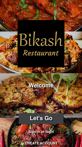 Android application Bikash Restaurant screenshort