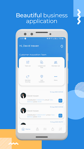Android application Jarivis - Aplikasi Petugas Lap screenshort