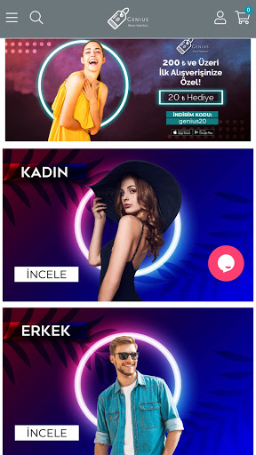 Android application Genius Store Istanbul screenshort