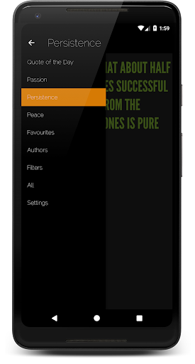 Quotes PassionPersistencePeace Screen 2