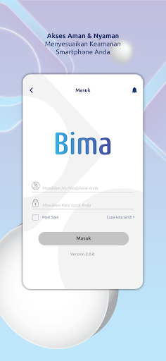 Bima Mobile Screen 3