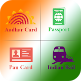 Aadhar Pan PNR Passport Voter icon