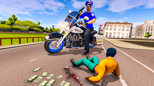 Android application Police Simulator Cop Games 3D screenshort